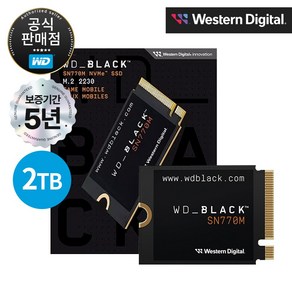 WD BLACK SN770M M.2 2230 NVMe SSD, 2TB