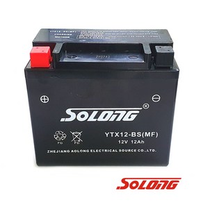 소롱배터리 BMW F800ST 용-소롱배터리YTX12-BS(12V12A) SOLONG밧데리, 1개