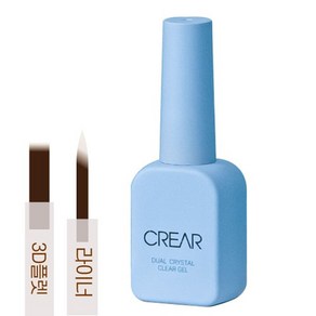 뷰젤 크레아 듀얼 크리스탈 클리어젤 단품, 1개, 10ml, 라이너 솔대