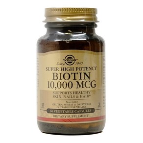 솔가 비오틴 10000 mcg 60 베지캡슐, 2개