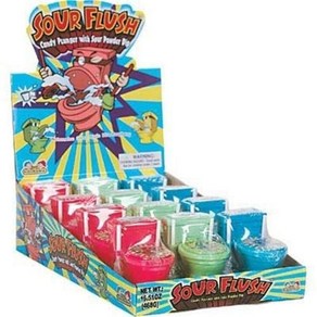 Kidsmania Sour Flush Candy 12 Count 키즈매니아 사워 플러쉬 캔디 12개입