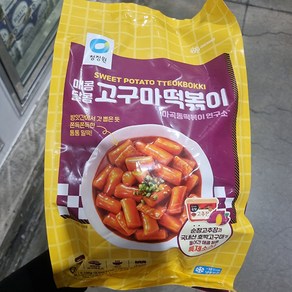 청정원 매콤달콤 고구마 떡볶이, 3개, 710g