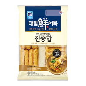 사조대림 [대림냉장] 진종합1000 1 000g x4개 /냉장어묵, 4kg, 1개