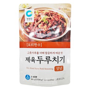 청정원 요리한수 제육두루치기양념, 140g, 1개