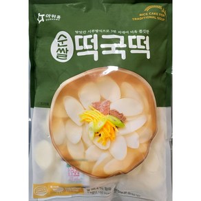 아워홈 쌀떡국떡 1kg 떡국, 10개