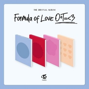 트와이스 - Fomula of Love: O+T=<3 정규3집 앨범 랜덤발송, 1CD