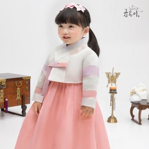 금동이한복 AW138 여둥근꽃패치 아동 여아 한복