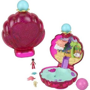 Polly Pocket 폴리포켓 라군 쉘 스파클코브 어드벤처 물놀이 테마 비치