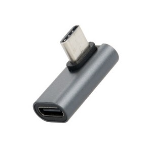 [JA064] Coms USB 3.1 Type C 꺾임 젠더 C타입 연장 MF GEN2 10Gbps 꺽임, 1개