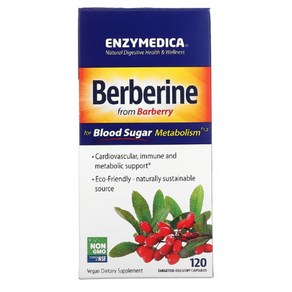 엔자이메디카 베르베린 표적 전달 120캡슐 Enzymedica Berberine