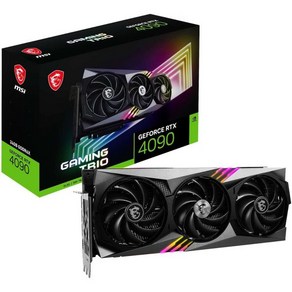 MSI 게이밍 지포스 RTX 4090 24GB GDRR6X 384비트 익스트림 클럭: 2535MHz HDMIDP Nvlink TiFoz 3 Ada Lovelace Ach, 옵션