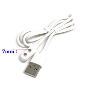 원형 자석 흡입 충전 와이어 5mm USB 전원 충전기 미용 기기 스마트, 03 7MM_01 1PCS, 03 7MM_01 1PCS, 03 7MM_01 1pcs