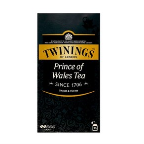 트와이닝 프린스오브웨일즈 25티백 TWININGS OF LONDON, 2g, 1개, 25개입, 2g