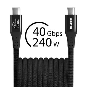 블레이즈 C TO C 케이블 마그네틱 USB4 240W 40Gbps 맥북 썬더볼트 초고속케이블