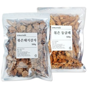 다누푸드 볶은 말린 돼지감자 차 500g + 볶음 둥굴레 차 500g 국내산, 1개