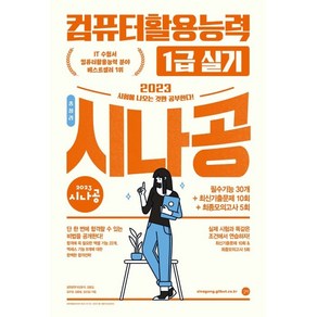 2023 시나공 총정리 컴퓨터활용능력 1급 실기 8절, 길벗