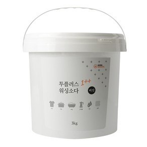 투플러스 워싱소다 대용량 3kg 버킷