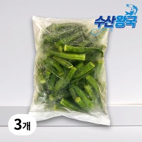 수산왕국 냉동 대용량 오크라, 3개, 1kg