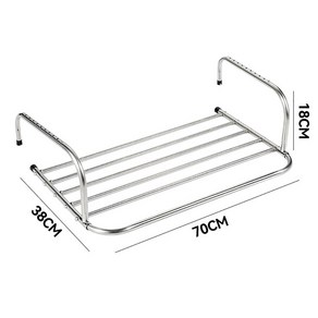 실내 및 실외건조 다기능 건조 신발 베란다 창틀 건조대, 1개