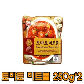 은송푸드 오뚜기 오즈키친 토마토미트볼250g*2 가정간편식 토마토 미트볼