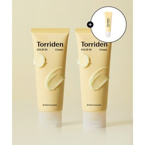 TORRIDEN SET 솔리드인 세라마이드 크림 70ml x 2개 (+솔리드인 립 에센스 11ml), FREE