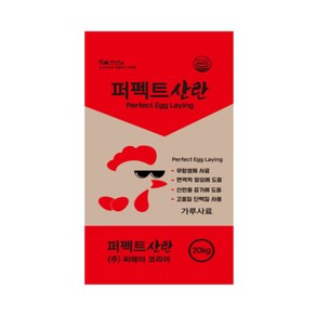 산란용 농협 닭사료 청계 오골계 오리 퍼펙트 20kg 닭 새 모이 알잘낳는 가루 사료, 1개