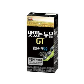 [남양유업] GT두유 검은콩두유 190ml x 16팩 / 팩두유 맛있는두유gt 두유, 16개