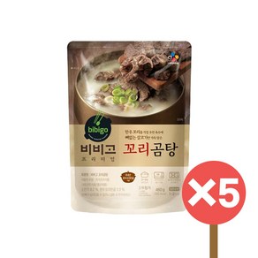 CJ 비비고 꼬리곰탕, 400g, 5개