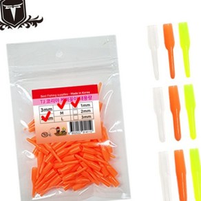 집어등케미 3mm 대용량 4mm 케미꽂이케미 100개입 약 TJ코리아 ao*4434yq, 케미꽂이3mmS100주황
