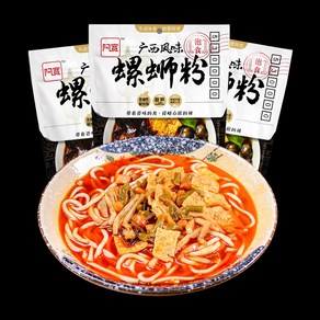 [신중국식품] luo si fen 아콴 뤄스펀 골뱅이국수 380g 쌀국수, 3개