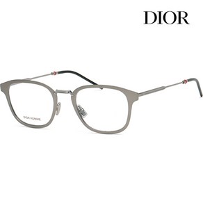 [디올] 안경테 DIOR0232 R81 명품 무광 실버 사각 메탈