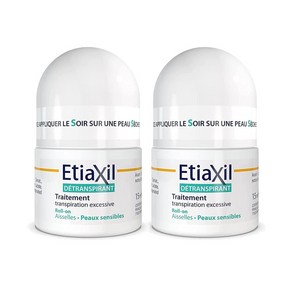 없음 ETIAXIL 센시티브 데오도란트 롤온 2x15ml, 15ml, 2개