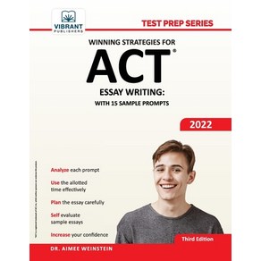 (영문도서) Winning Stategies Fo ACT Essay Witing: With 15 Sample Pompts Papeback, Vibant Publishes, English, 9781636510491