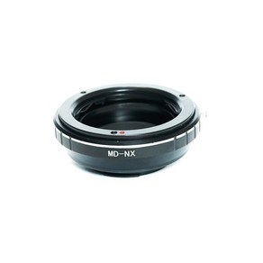 [China] MD-NX 렌즈 변환링 어댑터 - 미놀타 MD 마운트 >> 삼성 NX 바디 NX1 NX300 NX500... 수동렌즈 아답터 - Minolta MD Samsung, 1개