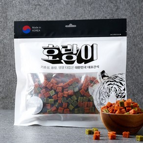 호랑이 독 리얼큐브 (강아지간식), 연어&야채, 300g, 1개