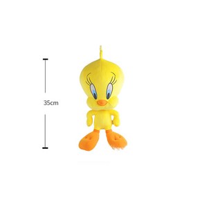 트위티 큰 버그 툰 버니 영화 인형 루니 버드 봉제 선물, 35cm tweety, 1개