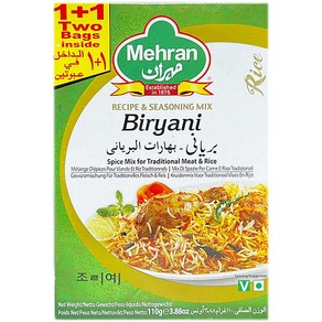 Mehan Biyani MASALA 버야니 마살라 (향신료) 비리야니, 110g, 2개