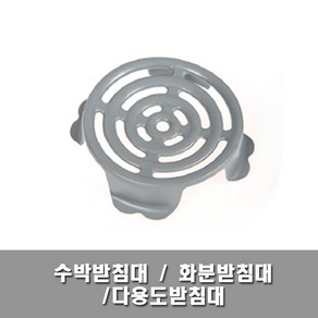 수박받침대(중형 140mm) 회색 원형 메론받침대 겸용 다용도 과일받침대