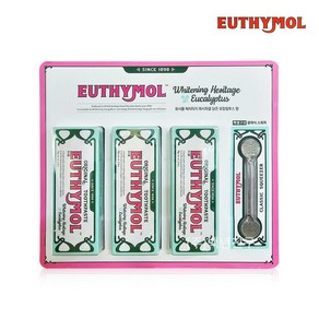 EUTHYMOL 유시몰 화이트닝 치약 98g X3 +스퀴저 코스트코 유시몰 치약세트, 1개