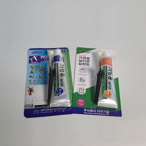 가정용 실리콘 실란트 / Silicone Sealant 75ml, 투명, 1개