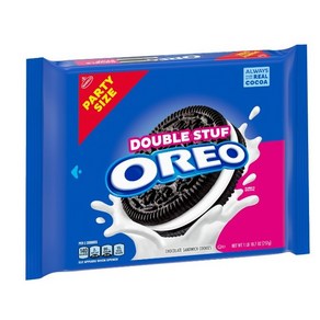 [미국직배송]나비스코 오레오 더블 스터프 초콜릿 쿠키 Oeo Double Stuf Chocolate Sandwich Cookies, 757g, 1개