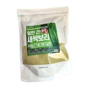 잎만간 새싹보리 분말 국내산 비타민 미네랄, 500g, 1개