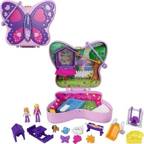 Polly Pocket 버터플라이 백야드 장난감 세트