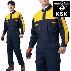 K-19 봄~가을 스즈끼 정비복 작업복 곤색 M~4XL 일체형 우주복 근무복 스즈키복 유니폼 빅사이즈 남자 남성 일육