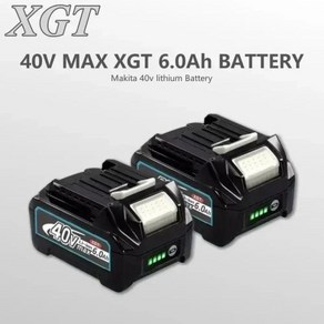 리튬 이온 배터리 40V MAX XGT 4.0Ah 6.0Ah 8.0Ah 10.0Ah BL4020 BL4025 BL4040 BL4050 BL4080, 1개