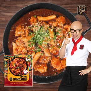 천하일미 홍석천 이원일 닭볶이 달콤간장맛, 4개, 420g