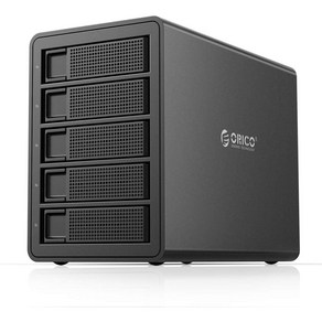 오리코 USB3.0 5Bay Raid 데이터스토리지 3559RU3, 5Bay블랙(5X16TB), 1개