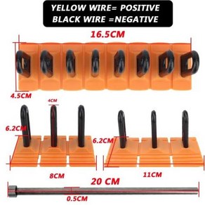 풀러 탭 도구 키트 덴트 풀러 키트 자동차 수리 도구용 범용 긴 덴트 수리 도구, 1개, 1) YELLOW