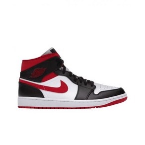 Jordan 1 Mid Gym Red Black White 조던 미드 짐레드 블랙 화이트 554724-122