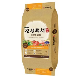 건강백서 강아지 기능성 사료, 피부/피모, 10.2kg, 1개